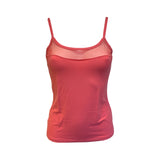 MAGLIA EGI SPALLINO MODAL CON TULLE ELASTICIZZATO