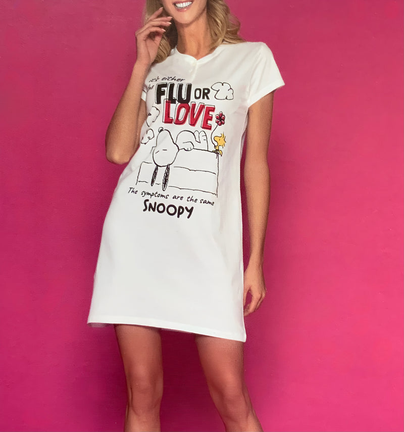 CAMICIA DA NOTTE  DONNA MEZZA MANICA SABOR