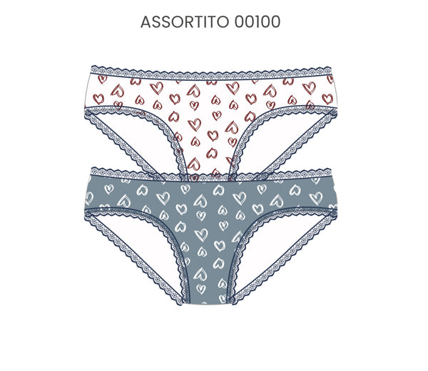 SLIP DONNA MINI COTONELLA conf. 2 pezzi